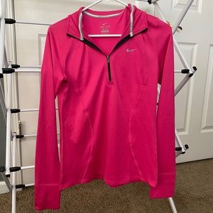 Nike dry fit half zip jacket